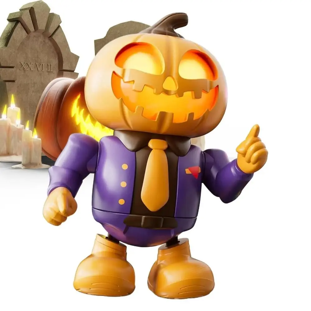 Plastic Halloween Dansende Robot Speelgoed Licht met Geluid 3D Skelet Dansen Speelgoed Ambachtelijke Decor Simulatie