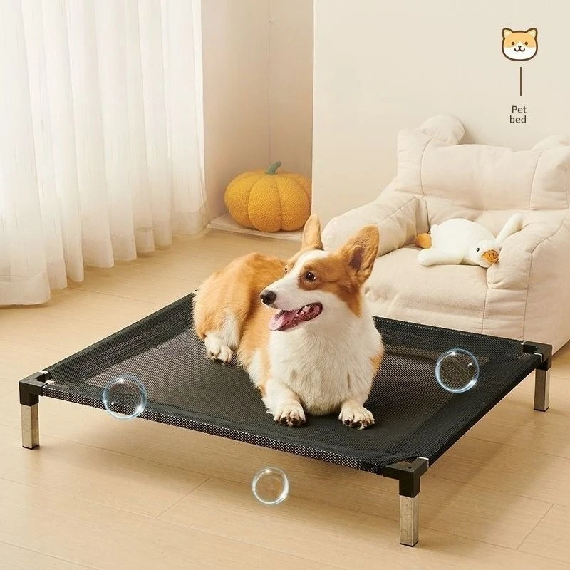 

Летняя кровать для собак, повышенная съемная дорожная очень большая кровать для собак Xxxl, неразрушимая кровать для больших собак