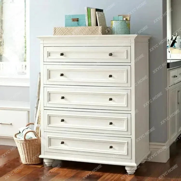 

rural modern simple, light luxury solid wood storage drawer cabinet living room storage cabinet
