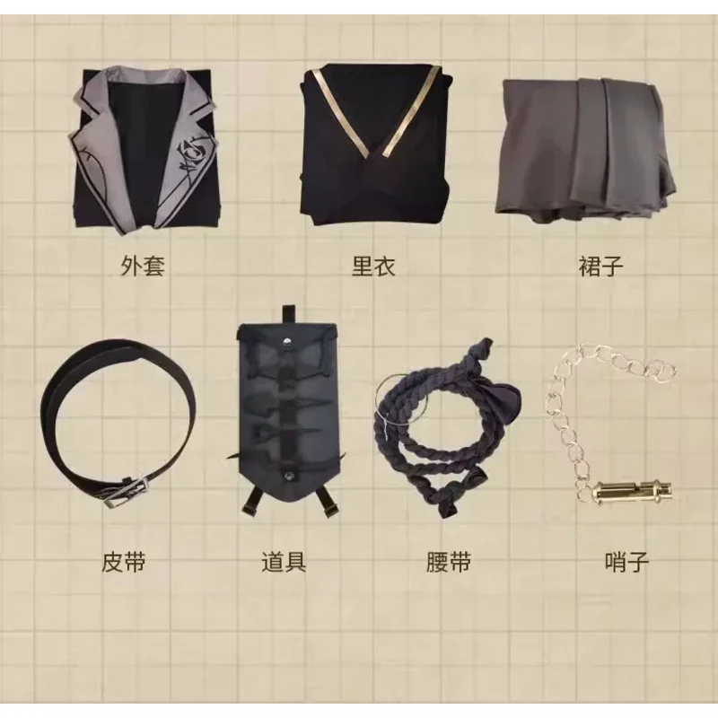 FC6Identity V Psychologist Dr. Ada Mesmer Cosplay Costume Discipline Skin Uniform Full Set Clothes for Women Halloween Part@FC8！