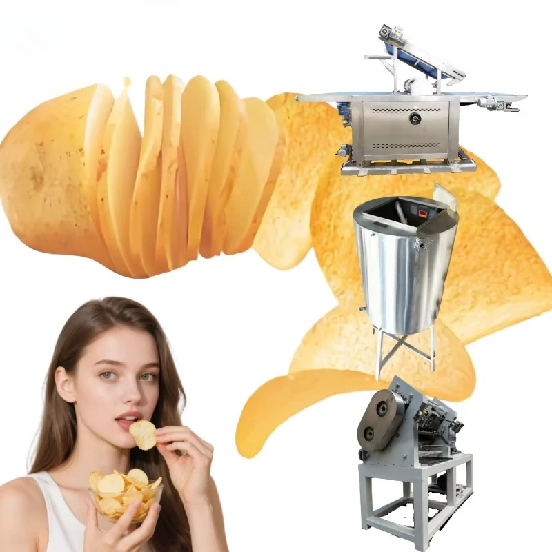 Equipo automático para hacer patatas fritas frescas, 250 kg/h, Pringles, patatas fritas crujientes, precio de la máquina