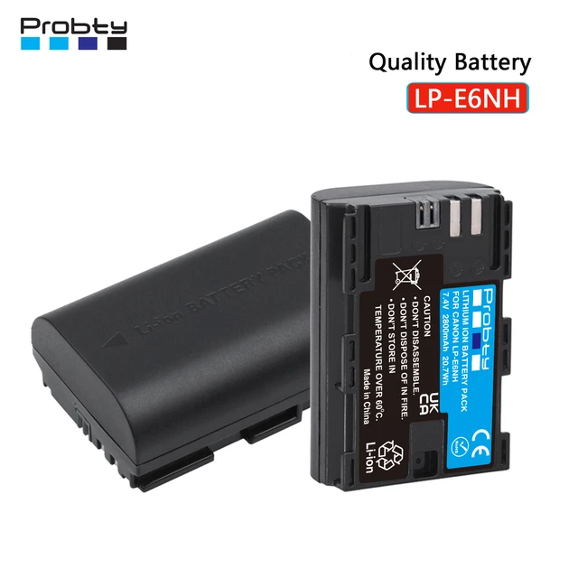 Fully Decoded 2800mAh LP-E6NH LPE6NH Battery for Canon LP-E6 5D mark III 7D  M II EOS R5 R6 5DS, 5DS R, 6D, 6D 80D, 90D - AliExpress