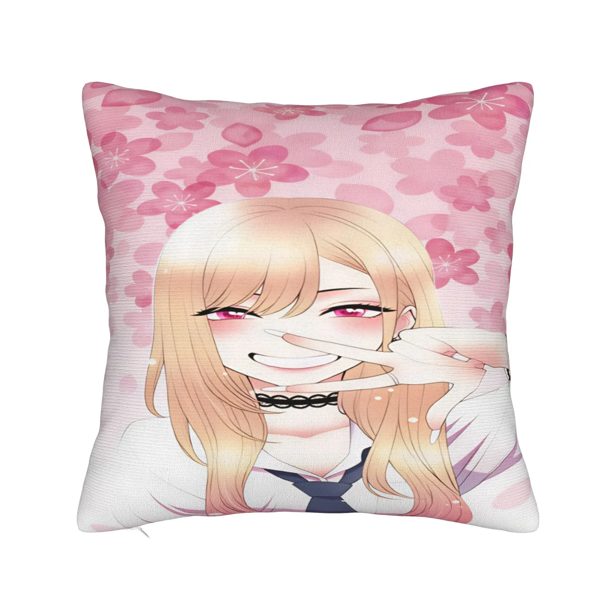 Marin Kitagawa Pillowcases Japan Anime  Vintage Pillow Case For Office Car Home Decor Comfy Pillow Cover