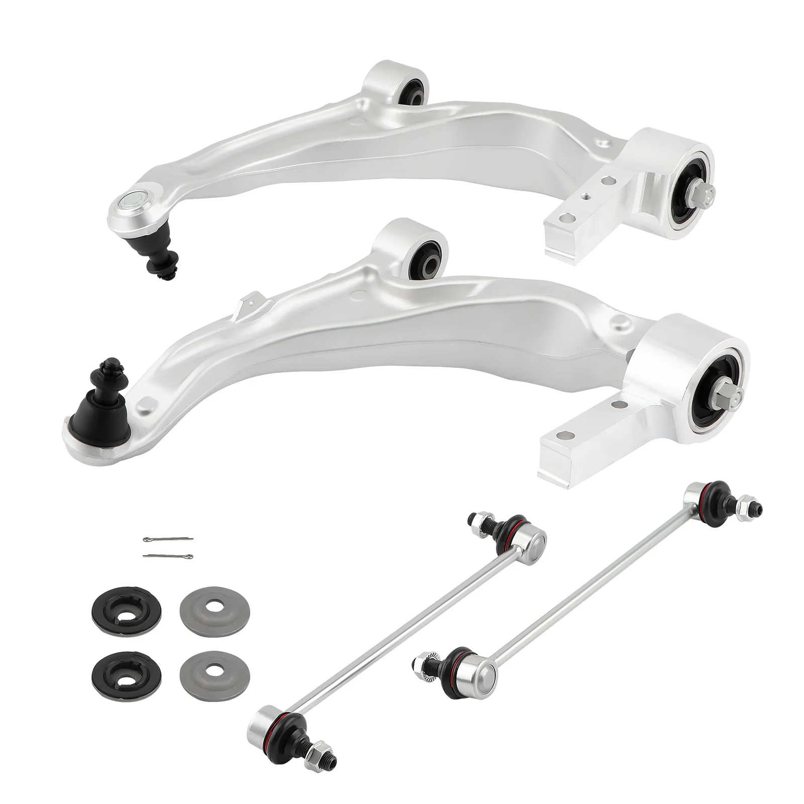 4pcs Suspension Kit Front Control Arms w/ Ball Joint Sway Bar Links for Acura  K750124  K622037