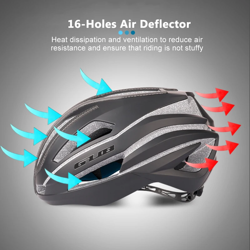 GUB Carbon Fiber Bike Helmet Ultra Light 58-61cm Cycling Satety Cap Capacete Ciclismo for Outdoor Mountain Road Bicycle Riding