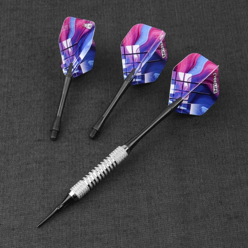 1 Set Dart Set Multiple Styles Darts Flights Professional Darts Soft Plastic Tips Set For Electronic Dartboard Accessories