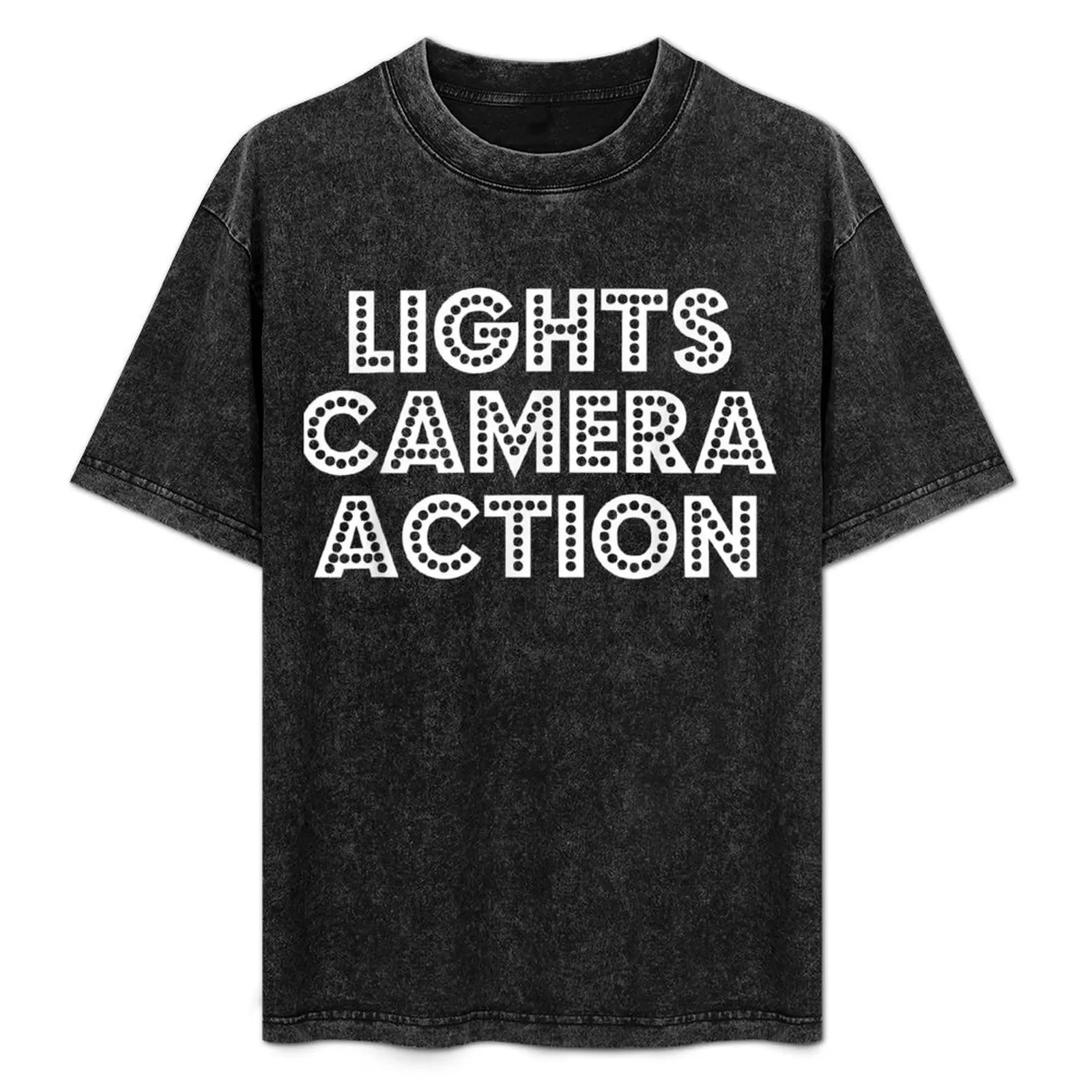 

Lights Camera Action Film Crew Director Gift T-Shirt g man t shirts for men mens graphic t shirts T-Shirt