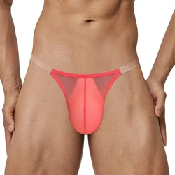 Sexy Mens Underwear Ultra Thin Transparent Briefs Jockstrap Pouch Cuecas Man Sissy Panties Thongs Underpants Gay Slip Srting