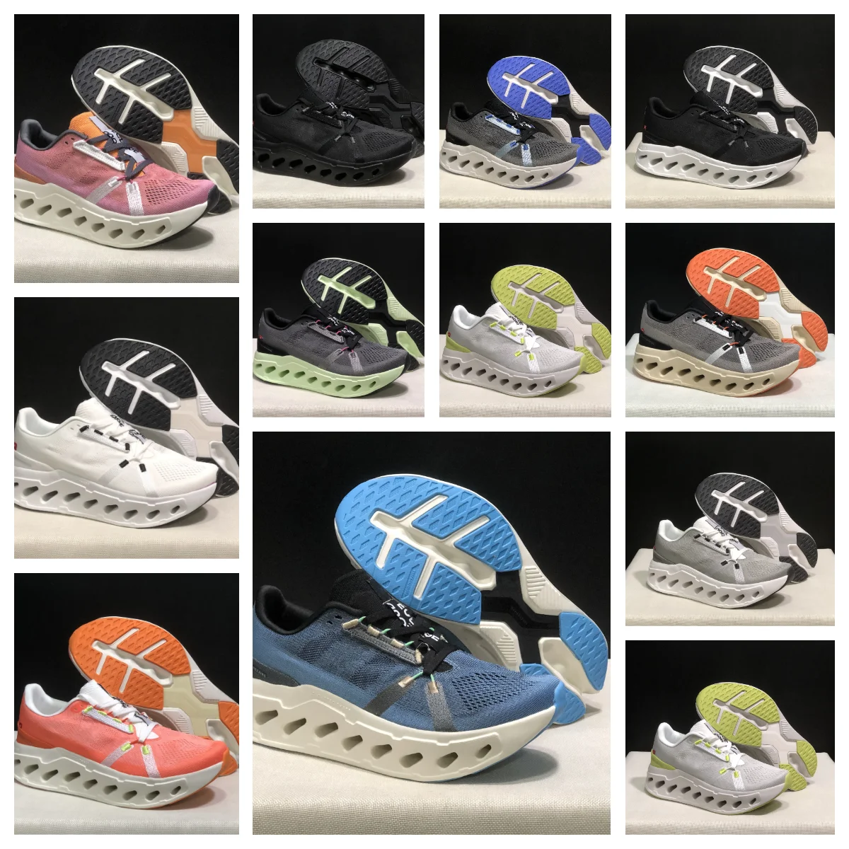 أحذية الجري اليومية المميزة للرجال والنساء خفيفة الوزن وبحد أقصى وسادة أحذية رياضية Cloud Eclipse الأحدث ‮ 54-63 إيزيس أثناء الجري