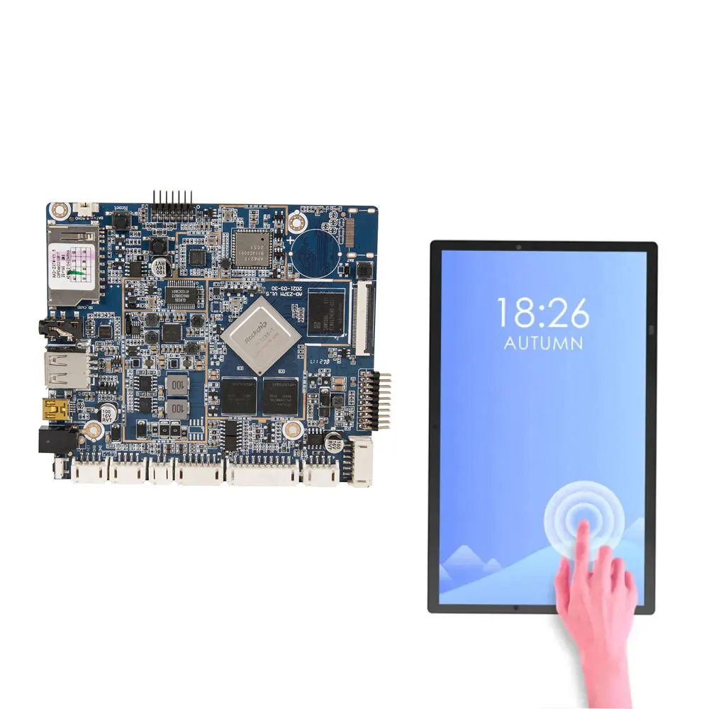 Fabricante de placas base Placa base industrial personalizada Rk3288 Android con DDR 2GB 4Gb Emmc16GB 32Gb