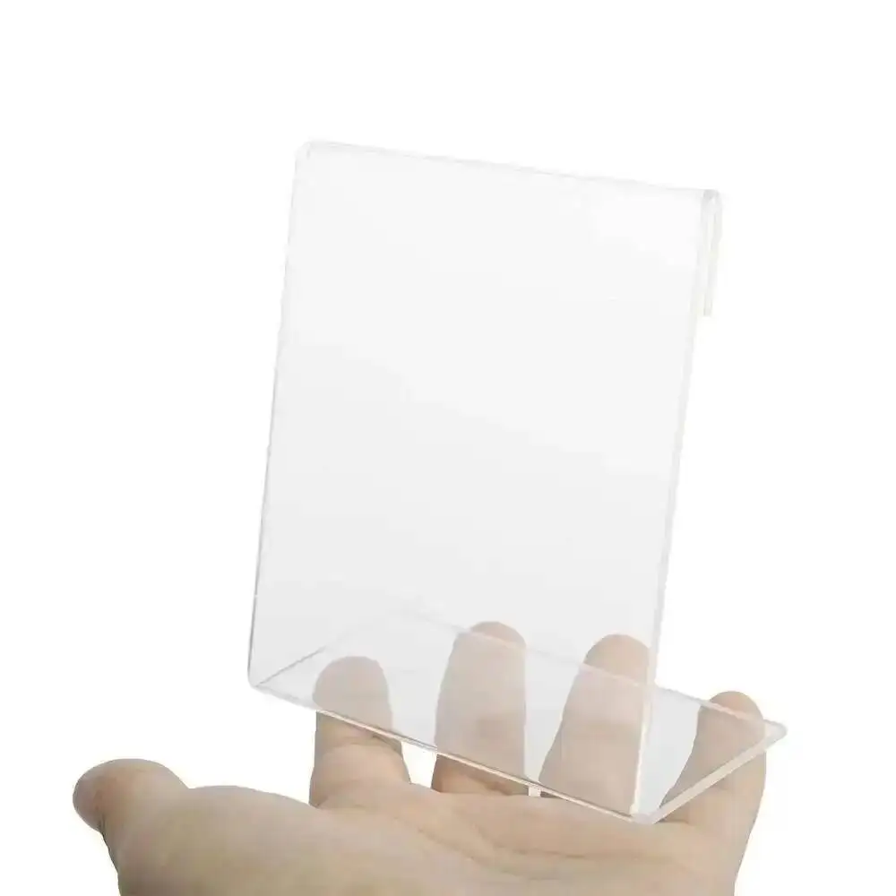 12x12cm 10x10cm Table Top Acrylic Director Transparent Photo Picture Frame Square