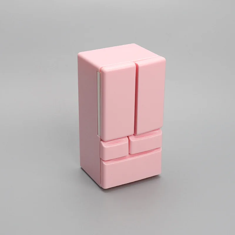 Mini meubles mignons à Double porte, réfrigérateur Miniature 1:12 pour maison de poupée, petit modèle, scène de cuisine, décoration de la maison, offre spéciale