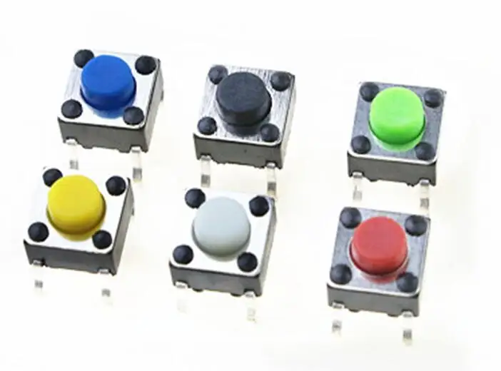 50pcs/LOT 6*6*5 Tact Switch, 4 Foot Inching Button, 6x6x5 Miniature Induction Cooker Accessories Panel Key Switch