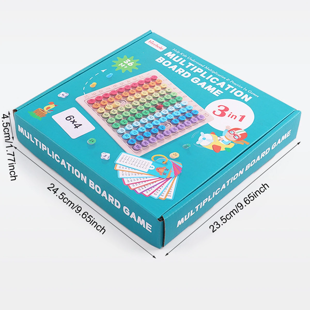 Bambini Montessori Giocattoli educativi in legno Giocattoli matematici per bambini 99 Tabella di moltiplicazione Matematica Aritmetica Giocattoli didattici per i regali dei bambini