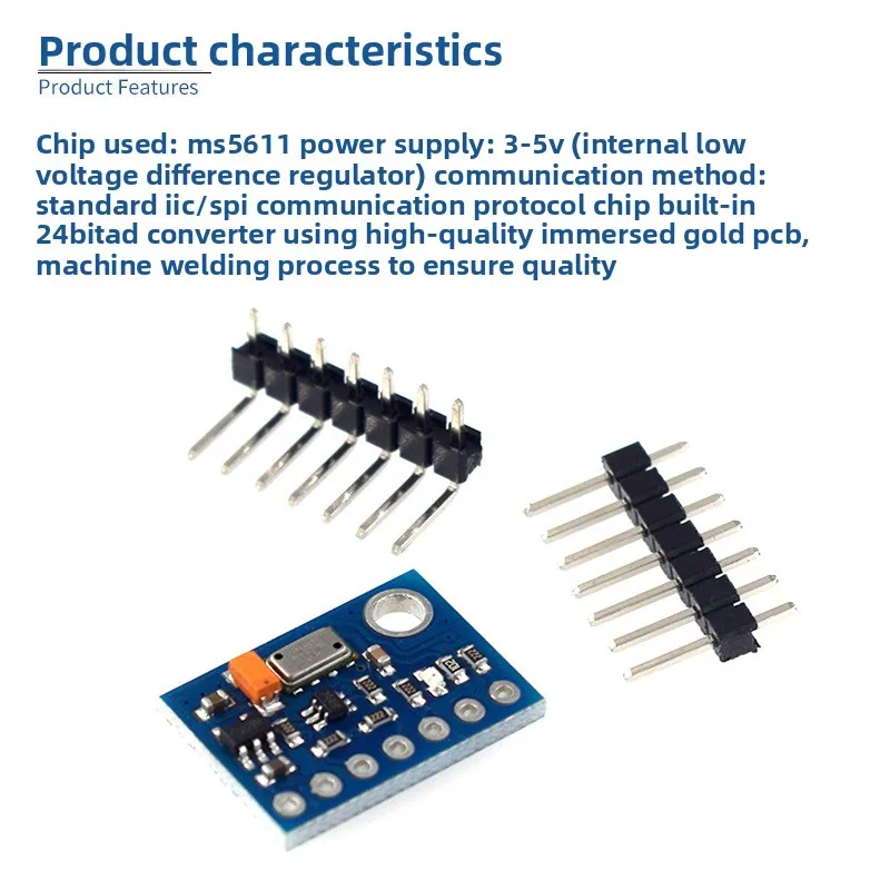 GY-63 MS5611-01BA03 High Precision Barometric Pressure Sensor Module Altitude Measurement