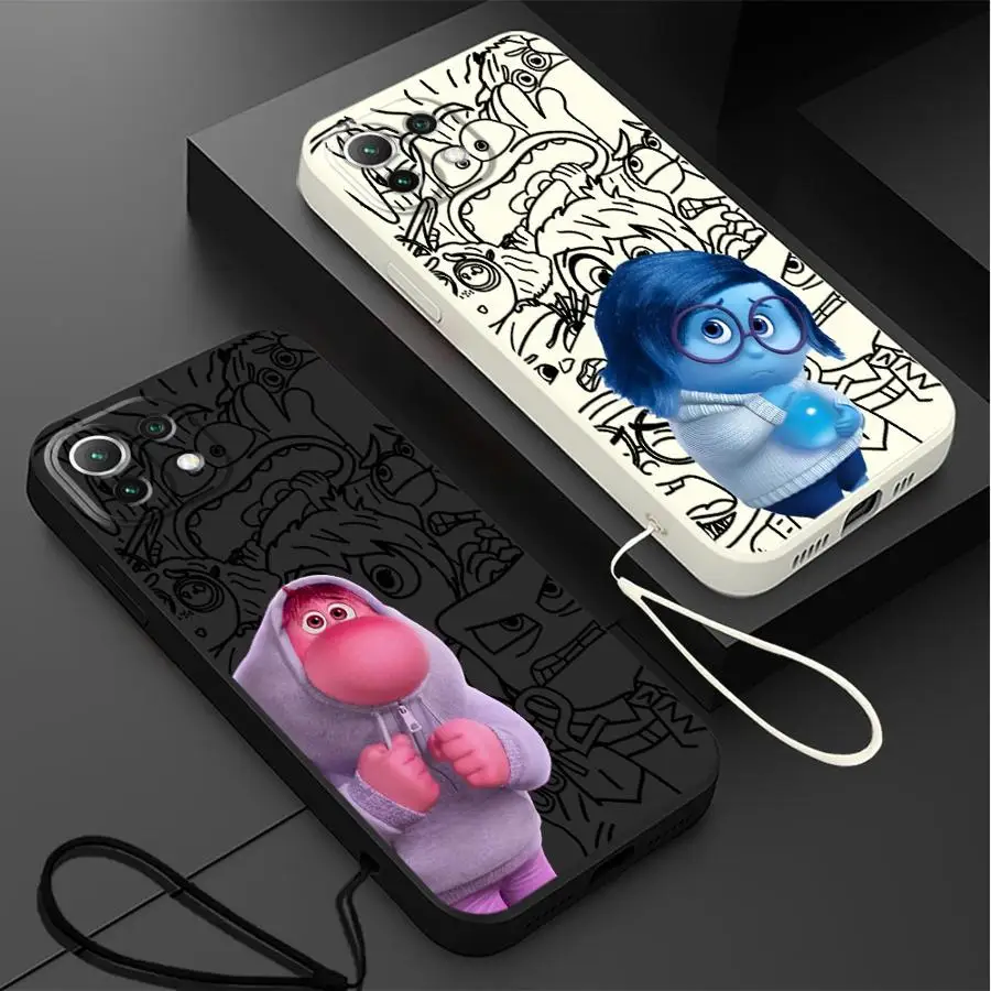 حافظة هاتف لهاتف Xiaomi Mi 13 11 12 Lite 10T 11T 12T Pro غطاء ناعم من Disney Inside Out