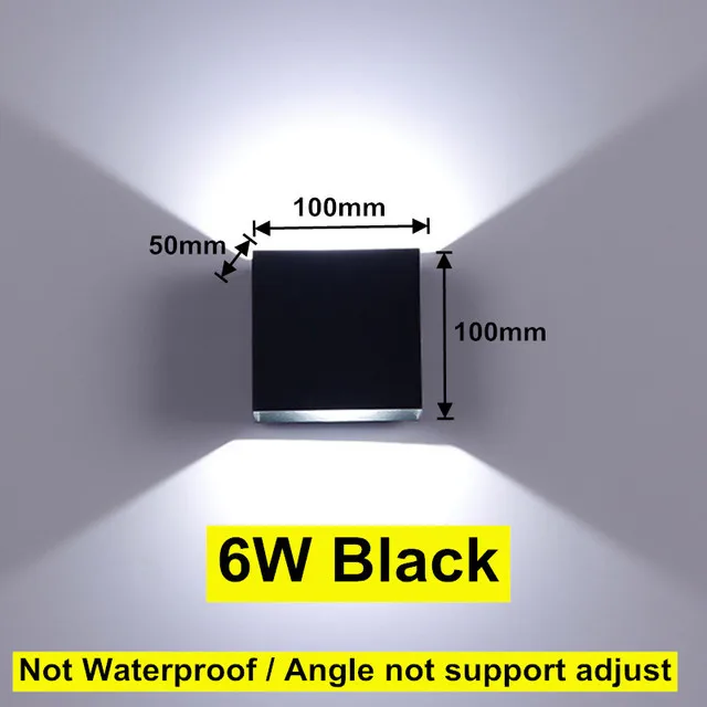 LED Wall Light Outdoor Waterproof IP65 Porch Garden Yard Wall Lamp & Indoor Bedroom Bedside Decoration Lighting Lamp AC110V 220V