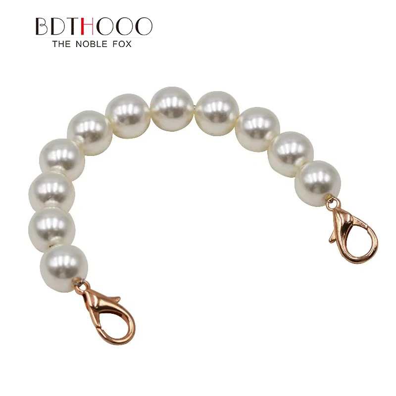 

21.5cm-30cm Pearl Beaded Short Bag Straps Belt Purse Handle Diy Chain Accessories