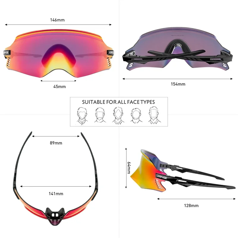 Outdoor Sports Men Women Photochromic Sunglasses Road Mountain Bicycle Cycling Glasses UV400 Protection Goggles Glasses 1 Lens image 6