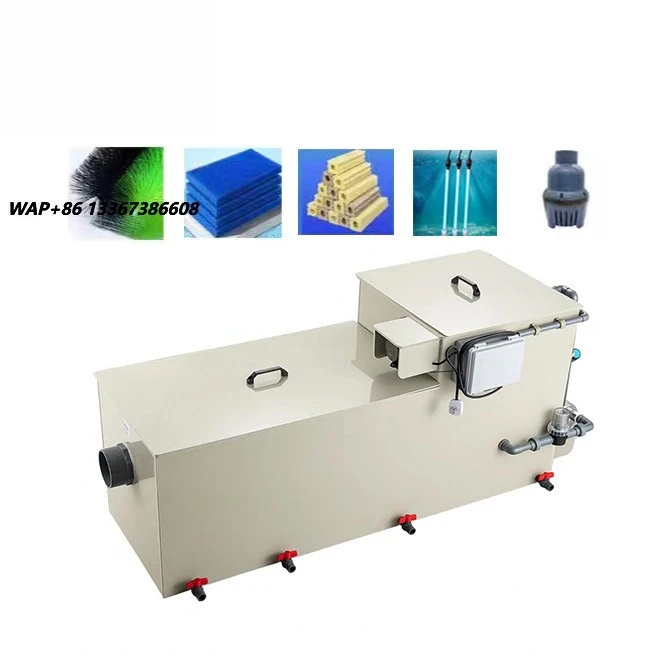 Aquaculture Stainless Steel Rotary Drum Filter Bio-media for Koi Pond