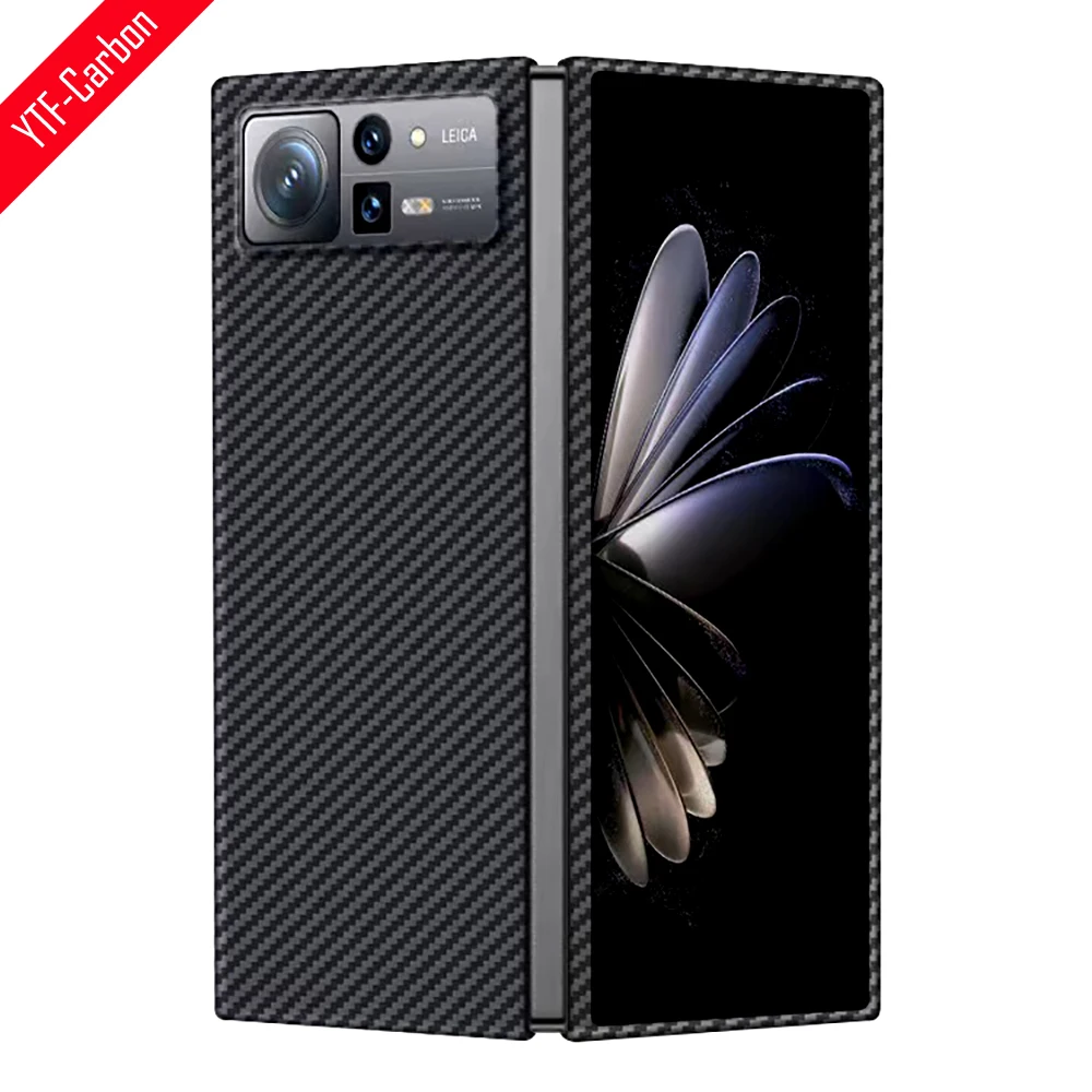 YTF-Carbon Carbon fiber phone case For Xiaomi MIX Fold 2 Aramid fiber Ultra-thin shatter-resistant hard case cover MIX Fold 2