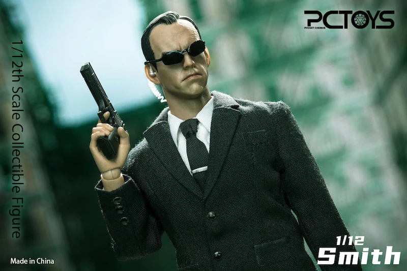 PCTOYS PC026 1/12 Scale Collectible Male Soldier Agent Smith Hugo Weaving Figure Model 6'' Full Set Action Figures Model Dolls