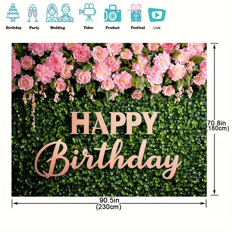 Pink roses, green leaves, happy birthday, background photography, simple flowers, spring, natural plant background