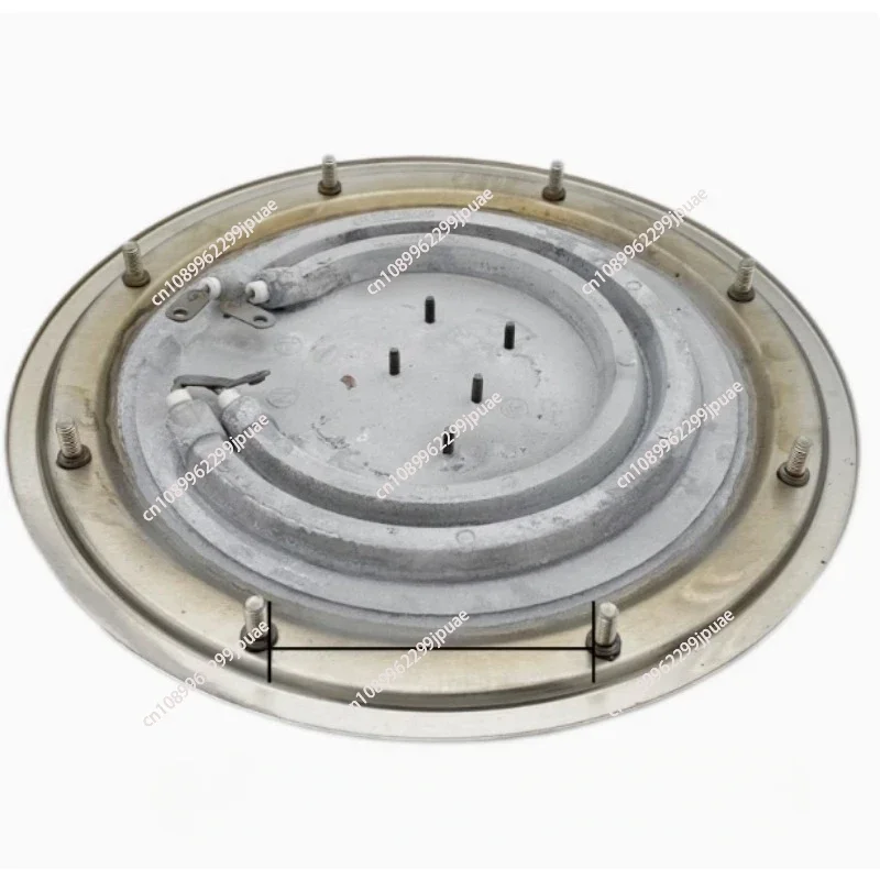 220V 3000W 20cm Stainless Steel Electric Hot Plate Anti Dry Burning Heating Tray Household Heating Replacement Heating Element
