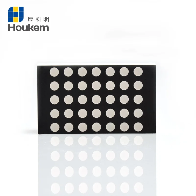 50 Uds. Módulo de HOUKEM-12057-AB led rojo de ánodo común 5x7 250326