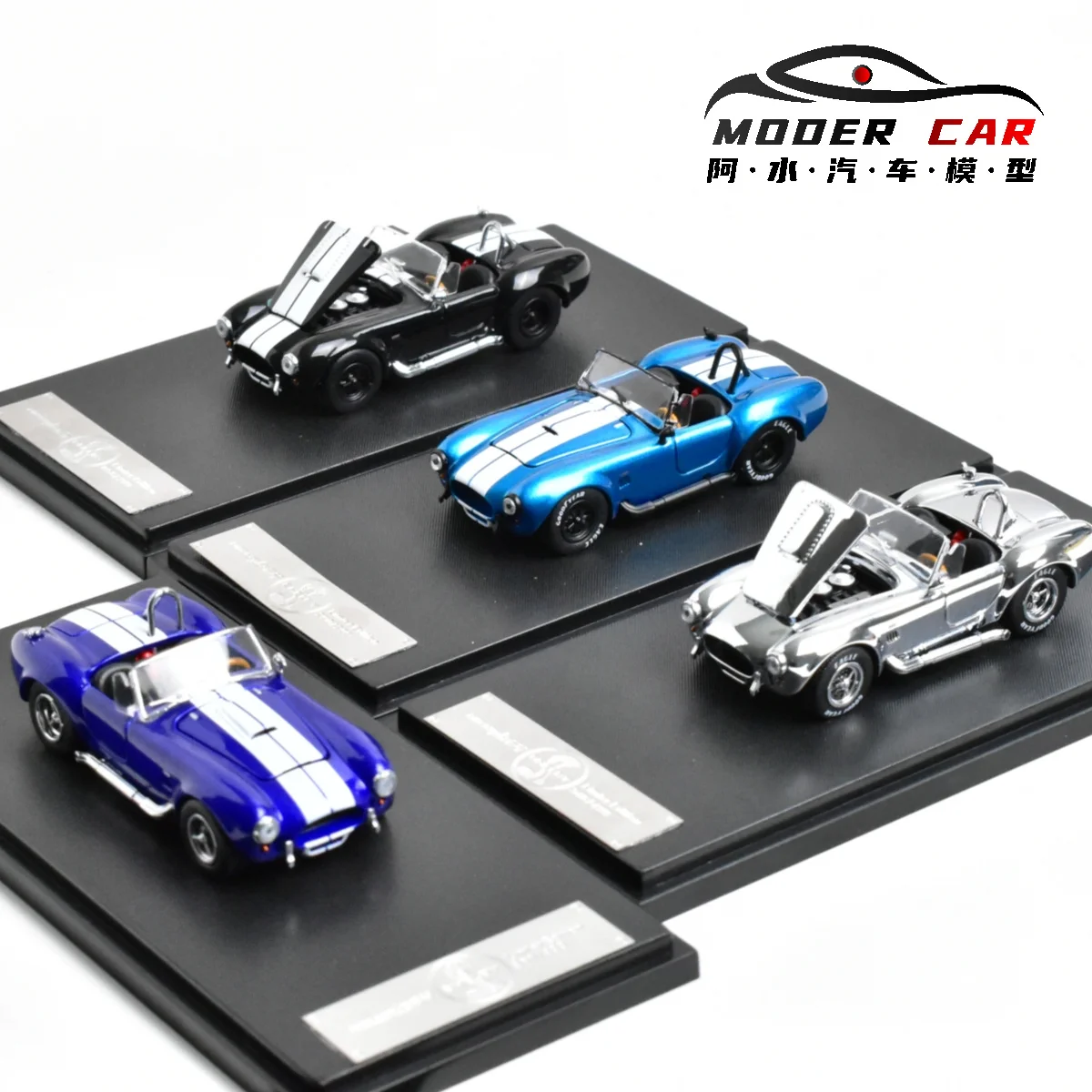 

Литая под давлением модель автомобиля FineWork FW 1:64 SHELBY 427 COBRA