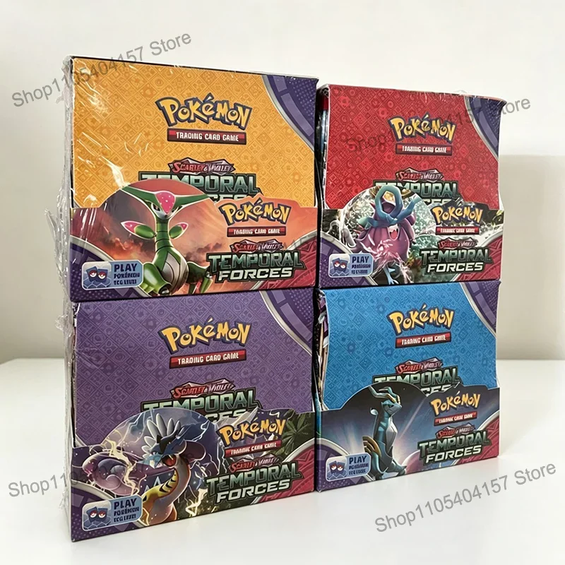 Lot de 360 cartes à collectionner Pokémon Écarlate et Violet : Forces Temporaires (version anglaise) – Édition Booster – Cadeau de collection Anime