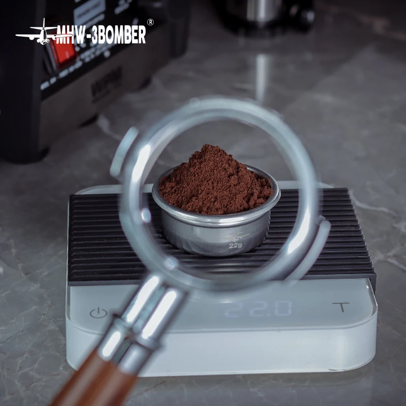 MHW-3ER 58mm Kaffeefilterkorb aus Edelstahl für E61 Gaggia Nuova Portafilter Espressomaschinen-Zubehör Barista-Werkzeug
