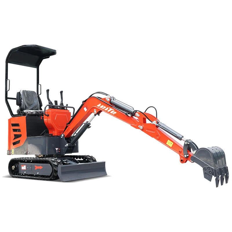 LEITE10 modello mini escavatore da giardino usa piccolo Bagger escavatore da 1 tonnellata con clip a pollice motore certificato CE EPA EUROV personalizzato