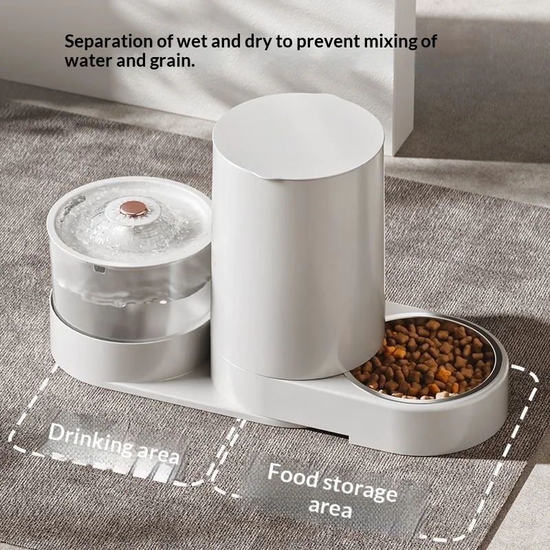 Comedero y bebedero automático para perros y gatos, agua fresca - imagen 5