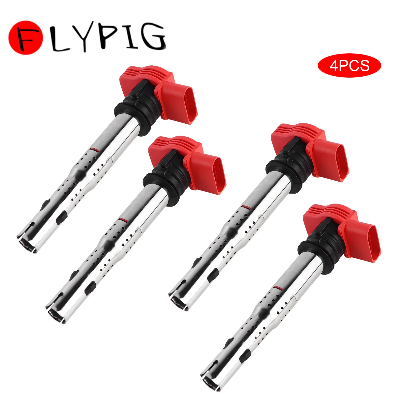 

4x Ignition Coil for Audi 8 A3 A4 A5 A6 A8 TT Q3 Q5 VW Jetta Passat Golf 06E905115E 06E905115F 06E905115 07K905715F 06E905115G