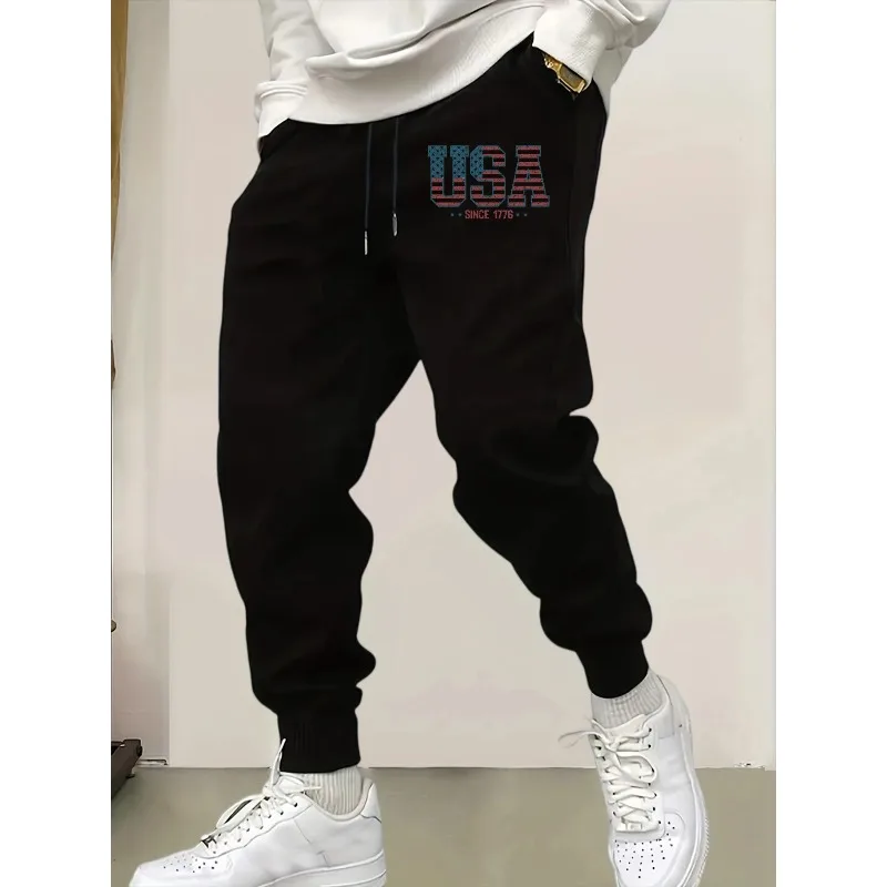 2025 New Style Letter Design Men's Autumn Sports Pants Long Pants Casual Style Long Pants