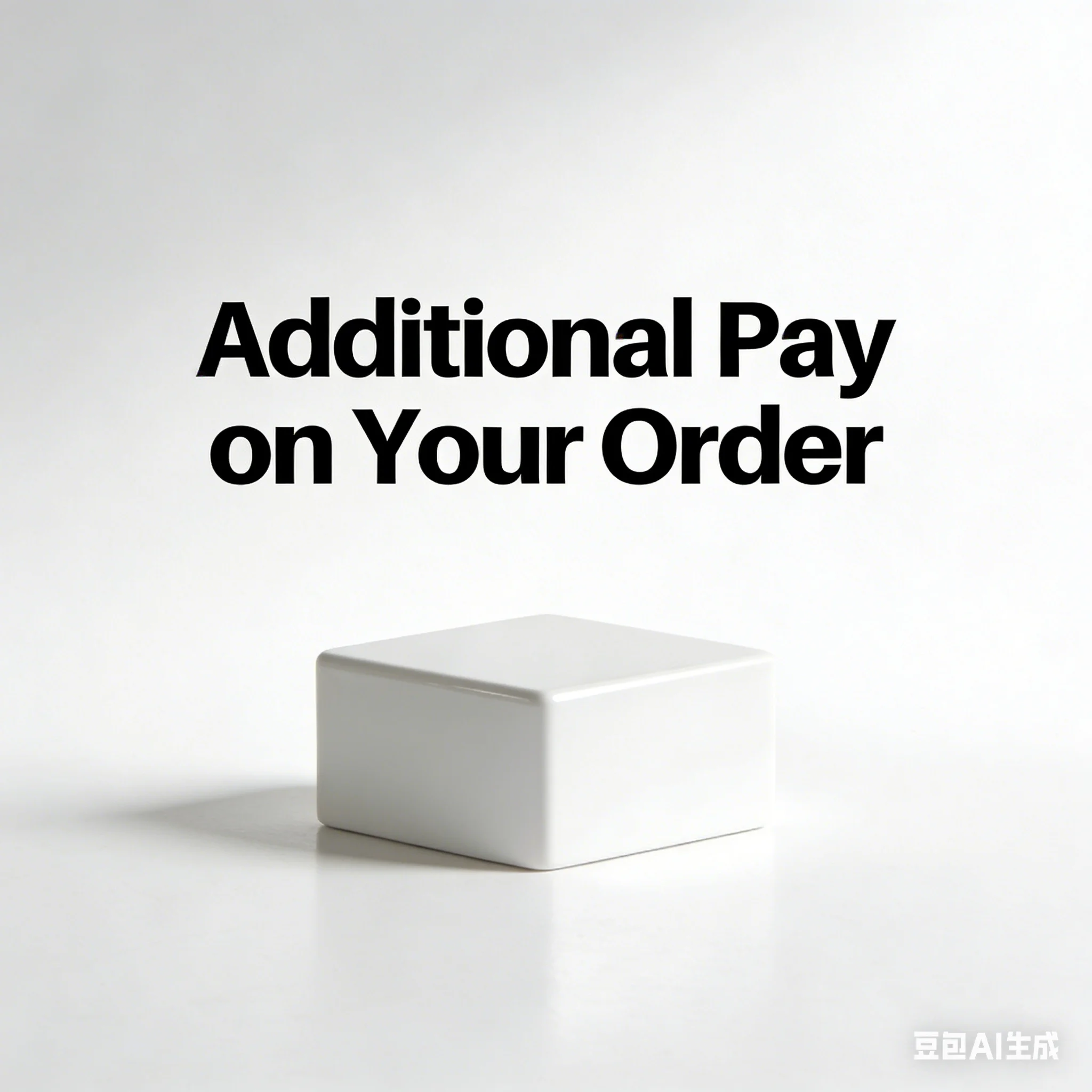 

Additional Pay on Your Order