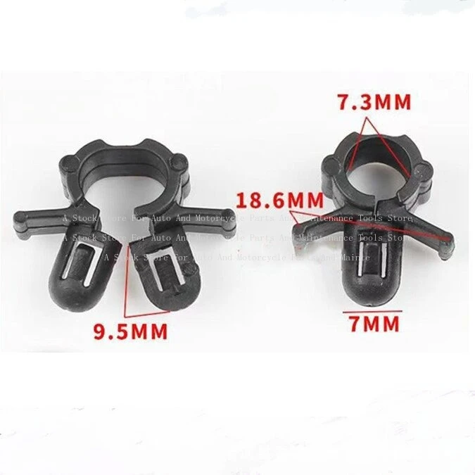 Universal Tube Bundle Fixing Clip Sealing Buckle Plastic Rivet Plastic Clip Corrugated Pipe Top Buckle Automobile Buckle Accesso