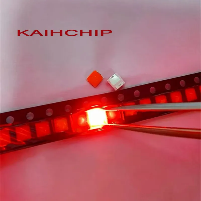 100-1000PCS 3030 SMD LED Red 1W 3V Dome Lens 620-630nm Ultra Bright LED Chip Replacement for 3535 LED