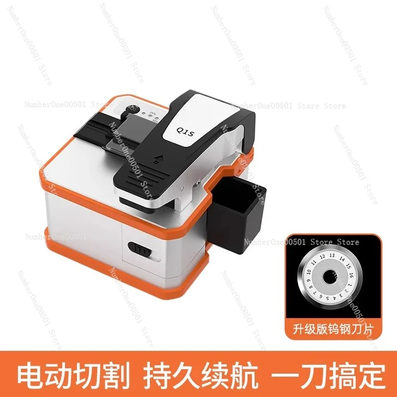 High Precision Electric Fiber Optic Cutter Hot Melt Cold Splice Auto Blade For Telecom Cable Splicing Tool Kit -095