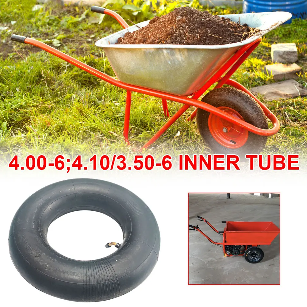 

3.50/4.00-6 4.10/3.50-6 Inner Tube 12 Inch Tires Butyl Rubber Inner Tube Suitable for Carousel Trolley Unicycle 4-Wheel Scooter