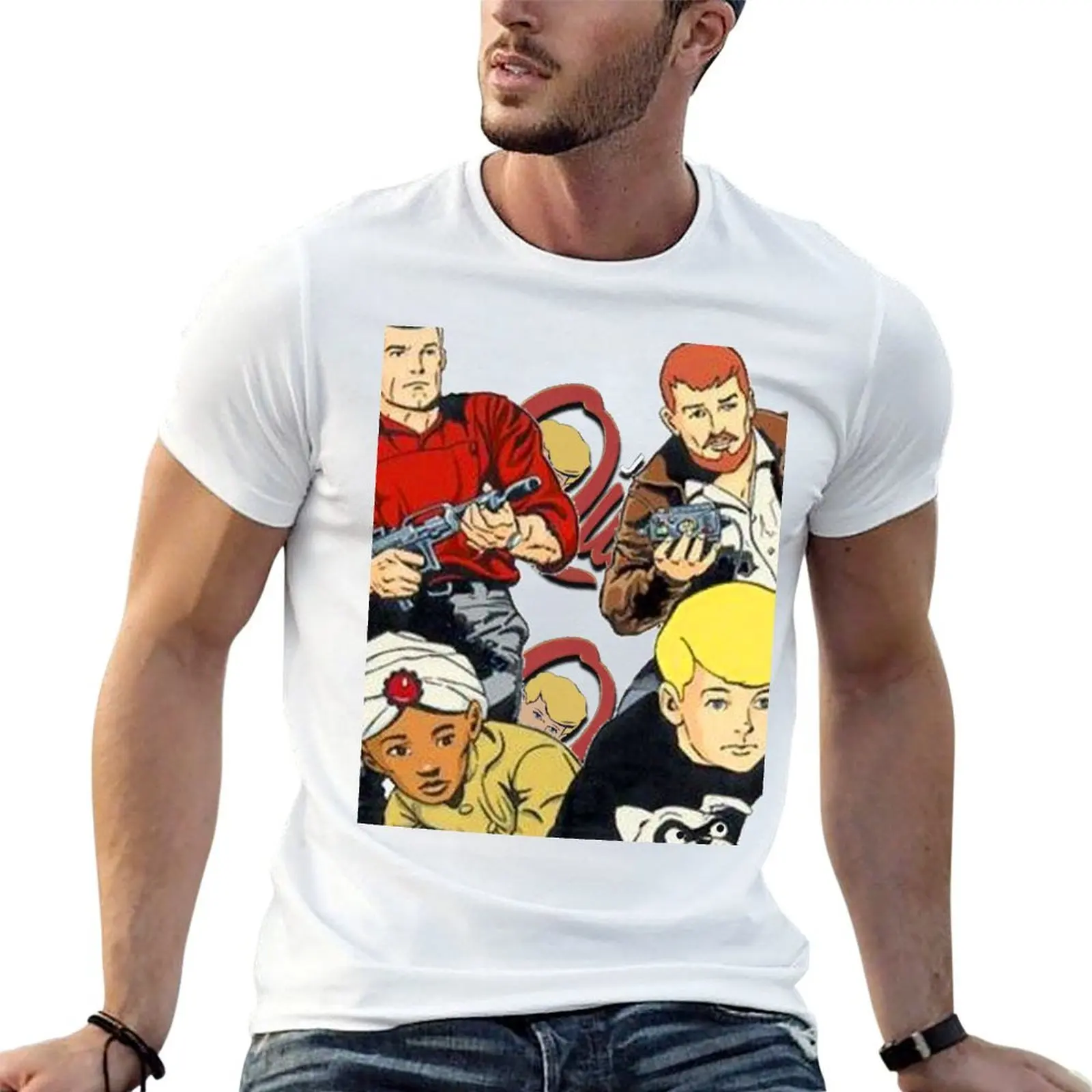 

Jonny Quest T-Shirt man t shirts cotton t shirts for man slim fit t shirts for man graphic vintage T-Shirt