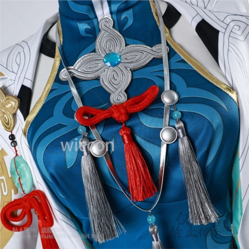 อะนิเมะเกม Honkai Star Rail คอสเพลย์ Aglaea เครื่องแต่งกายชุดยาว Lolita วิกผมรองเท้าฮาโลวีนคริสต์มาสสาวผู้หญิงอะนิเมะสไตล์