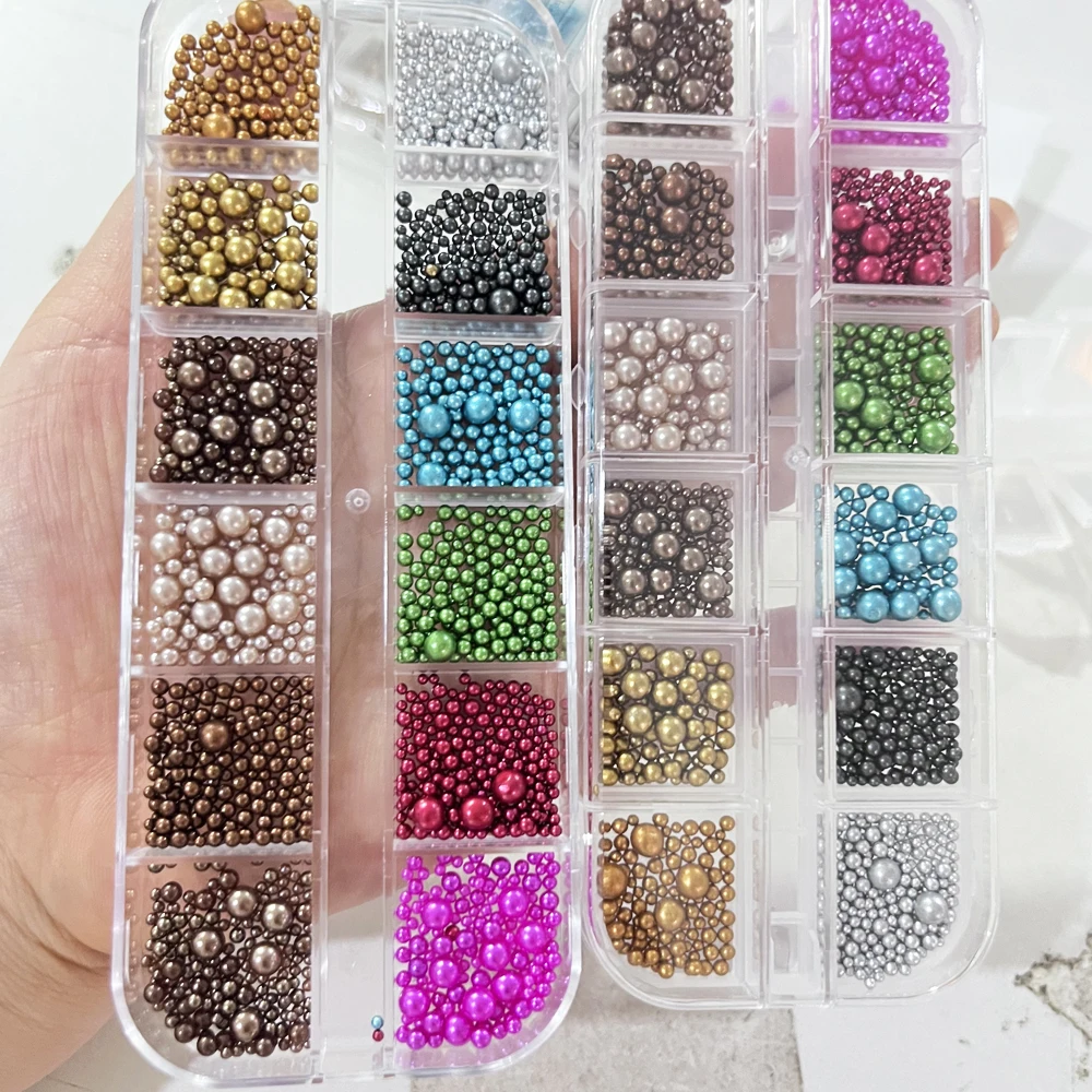 

Около 1000 шт., красочные рождественские жемчужные красные/зеленые подвески для ногтей, разноцветные бусины со стразами, детали для ногтей, маникюрные рождественские аксессуары