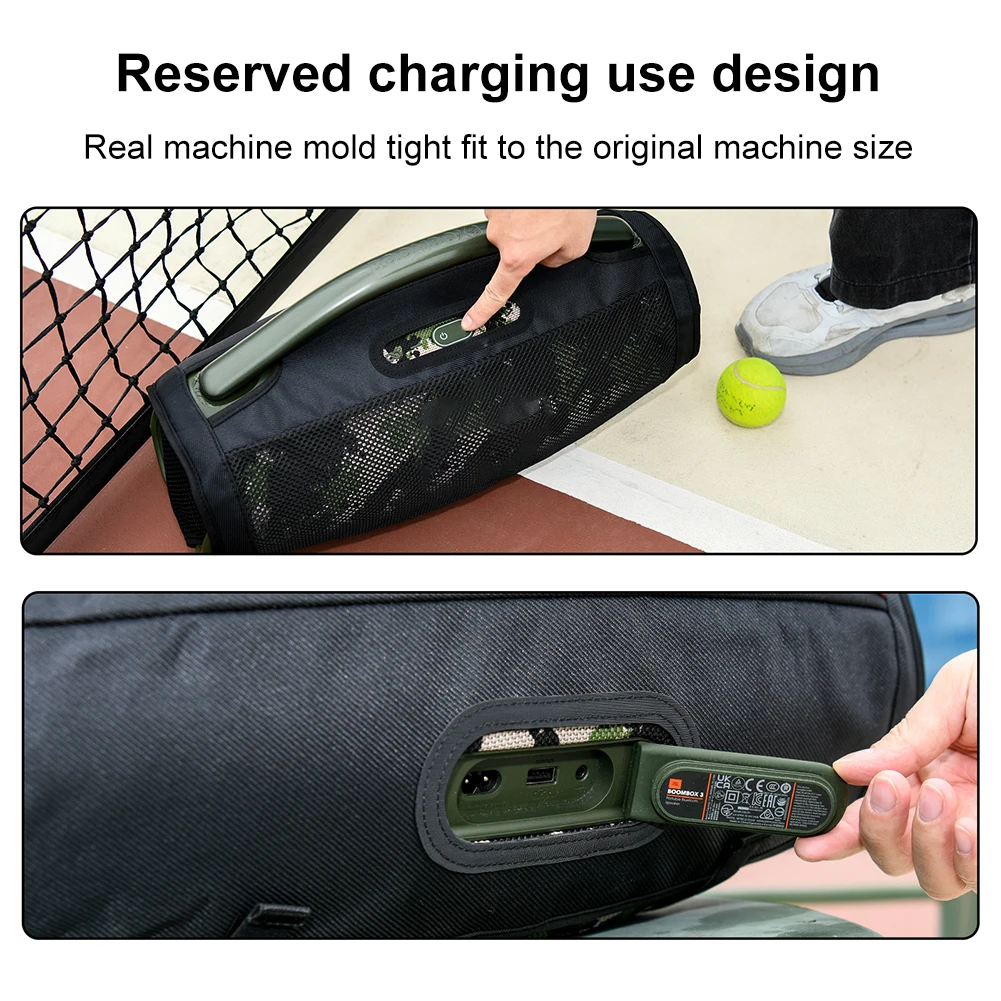غطاء غبار مكبر الصوت غطاء حماية مكبر الصوت لملحقات سماعات JBL Boombox 3 المحمولة