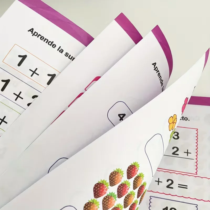 32-Page Spanish Math Workbook: Number Tracing and Writing Practice – Teaching Supplies for Classroom and Home Use