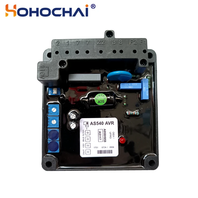 Imagem -04 - Avr Automático Regulador de Tensão Estabilizador Stamford Peças sem Escova Genset As540