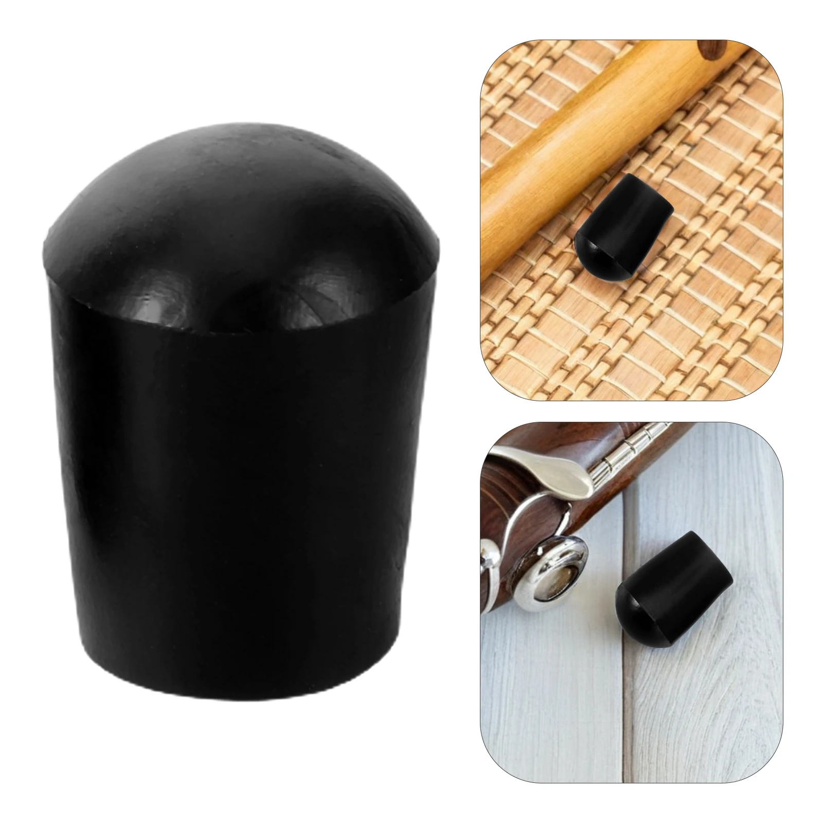 

10 Pcs Pad Violin Tail Post Anti-slip Rubber Double Bass End Pin Stopper
