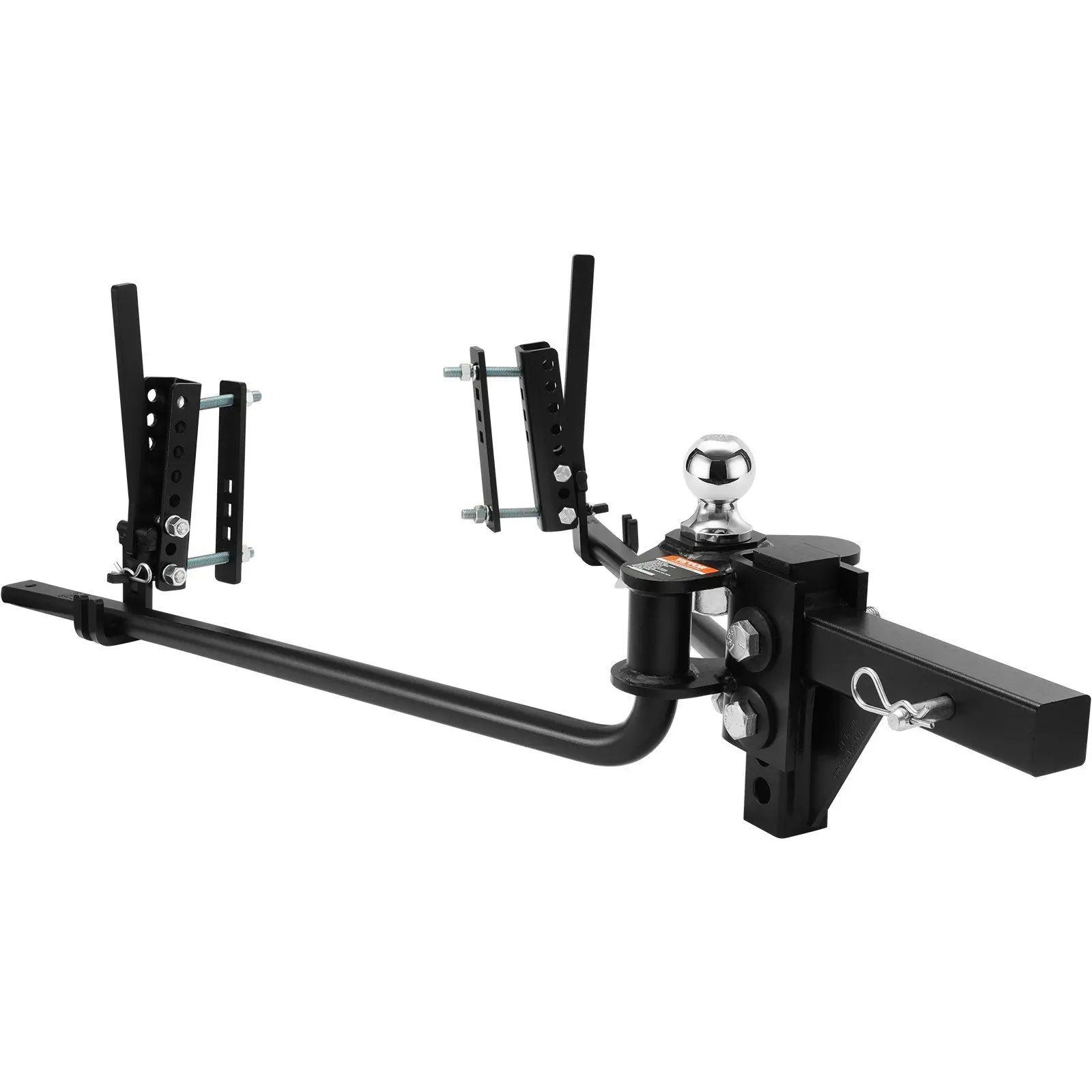 

Weight Distribution Hitch 1500 lbs with Sway Control 2" Steel Shank 2-5/16" Ball Powder Coated Black
