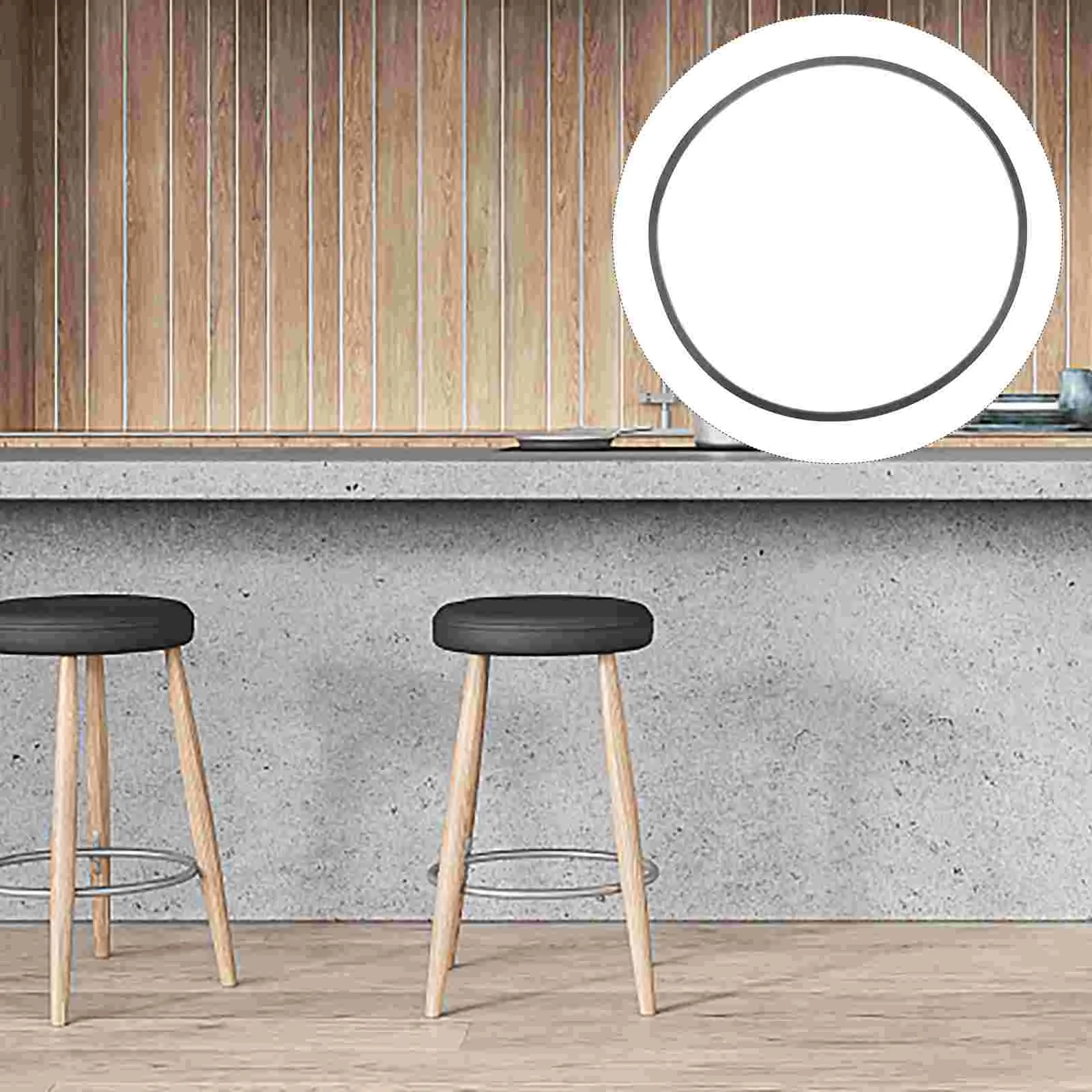 

Защитное кольцо для барного стула, протектор для ножек барного стула, из твердой древесины, резиновое защитное кольцо для пола